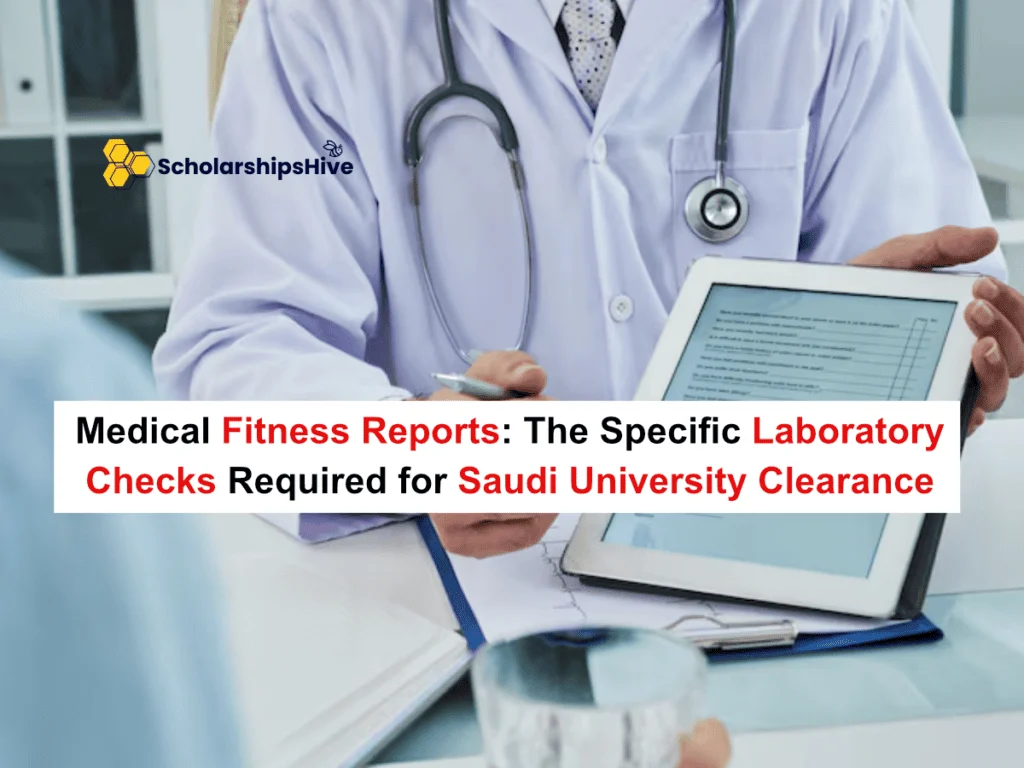 Medical Fitness Reports: The Specific Laboratory Checks Required for Saudi University Clearance, Saudi Arabia