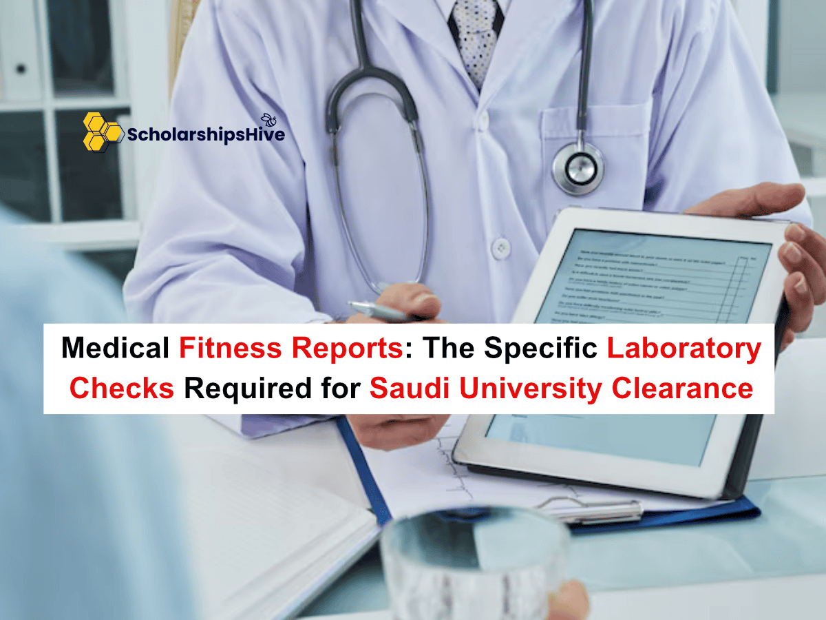 Medical Fitness Reports: The Specific Laboratory Checks Required for Saudi University Clearance, Saudi Arabia