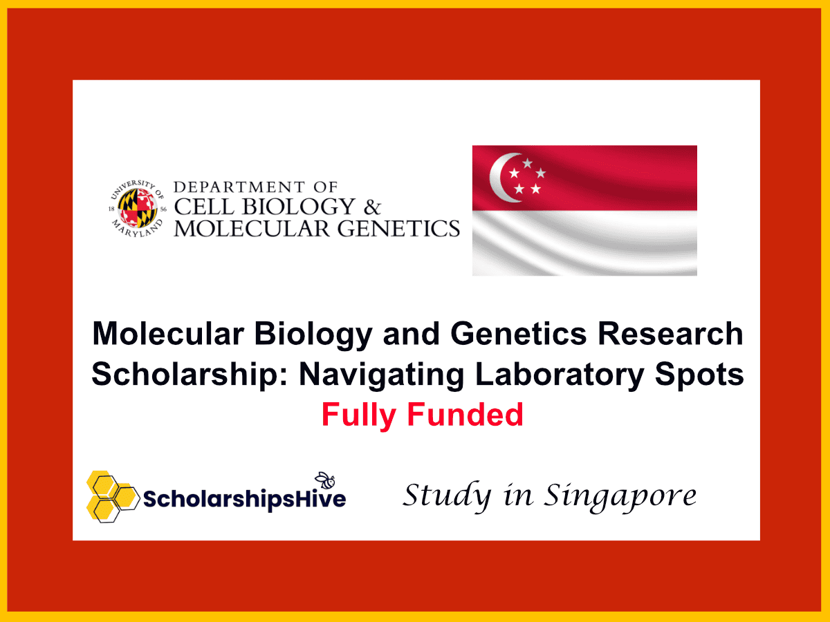 Molecular Biology and Genetics Research Scholarship: Navigating Laboratory Spots, Singapore | Fully Funded