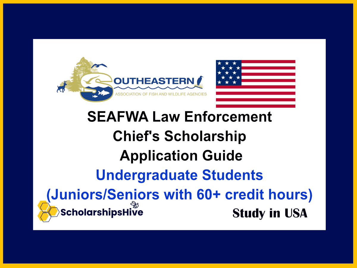 SEAFWA Law Enforcement Chiefs Scholarship in USA Application Guide