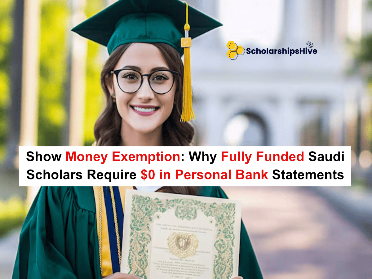 Show Money Exemption: Why Fully Funded Saudi Scholars Require $0 in Personal Bank Statements in Saudi Arabia