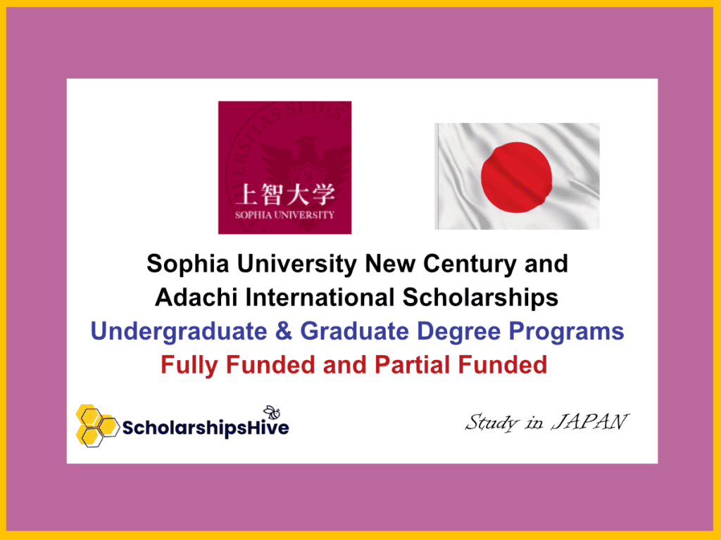 Sophia University New Century & Adachi International Scholarships