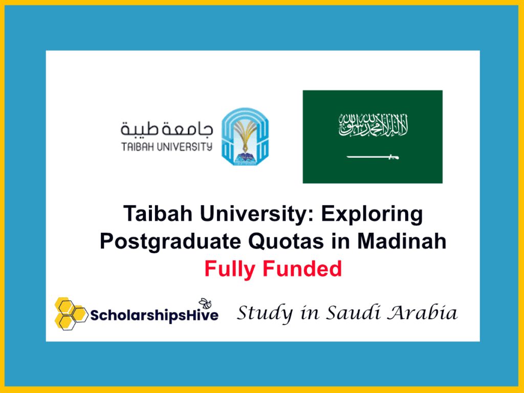 Taibah University: Exploring Postgraduate Quotas in Madinah, Saudi Arabia | Fully Funded