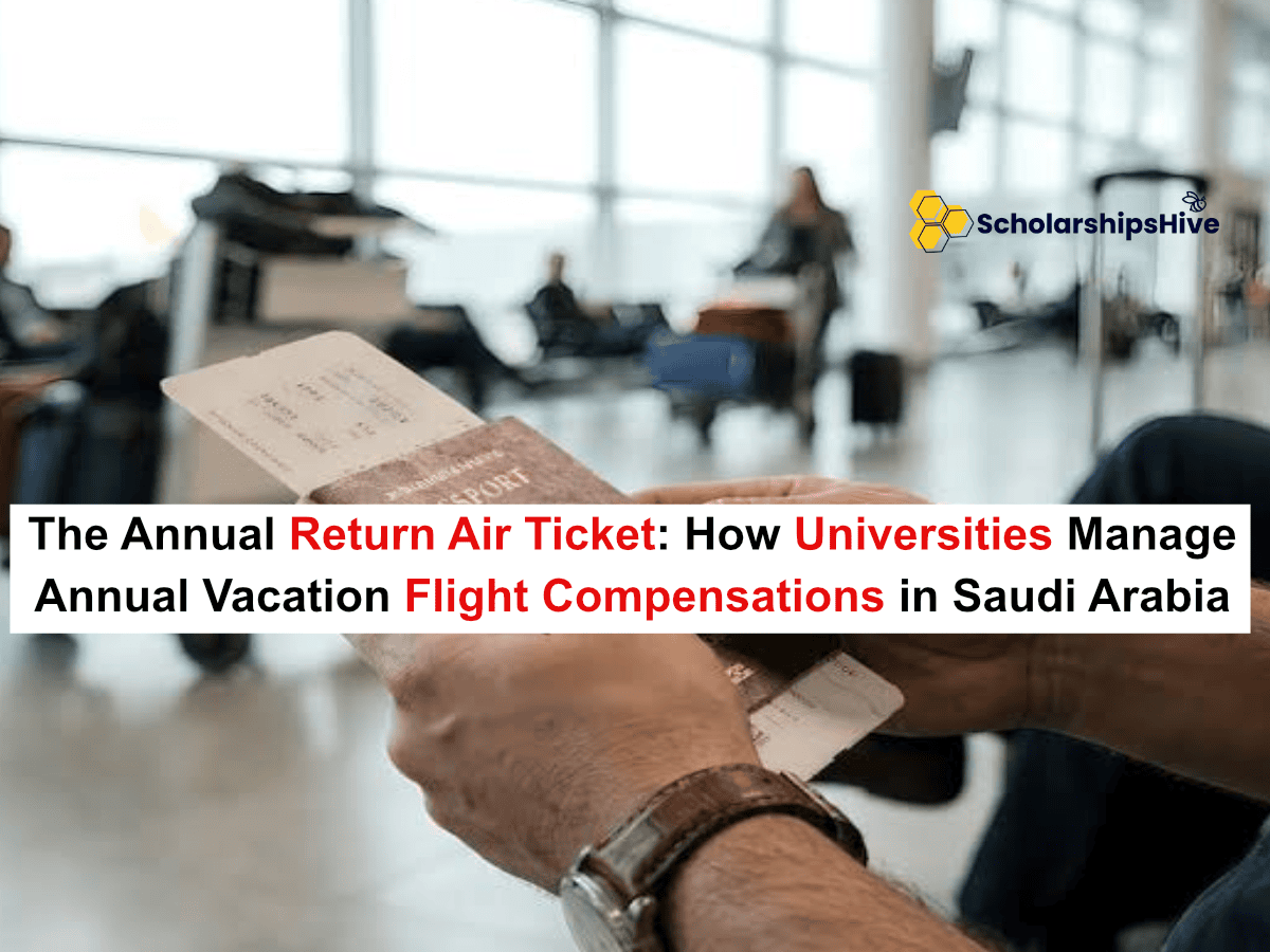 The Annual Return Air Ticket: How Universities Manage Annual Vacation Flight Compensations in Saudi Arabia