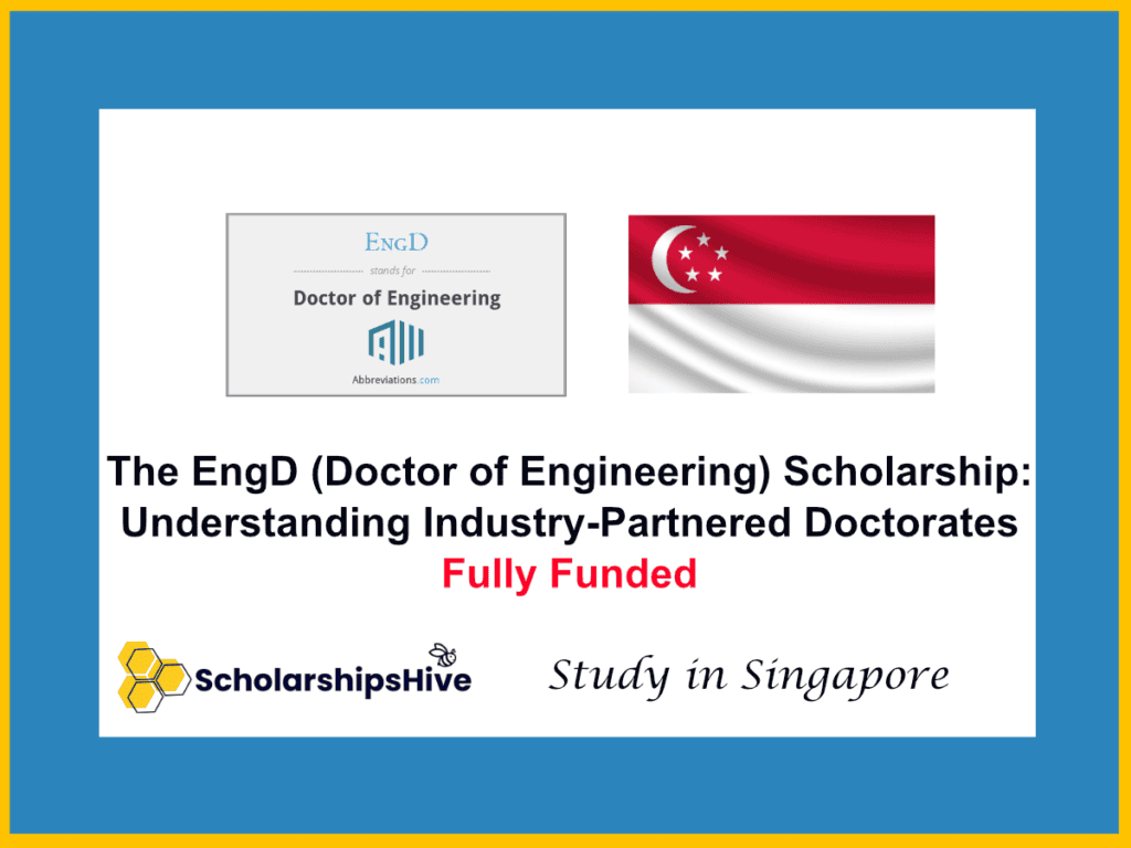 The EngD (Doctor of Engineering) Track Scholarship: Understanding Singapore's Industry-Partnered Doctorates