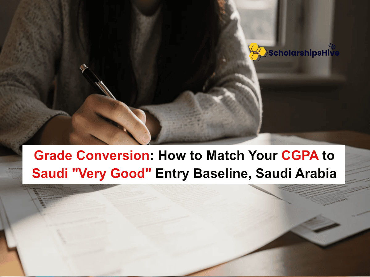 The Grade Conversion (Very Good): How to Match Your CGPA to the Saudi "Very Good" Entry Baseline, Saudi Arabia