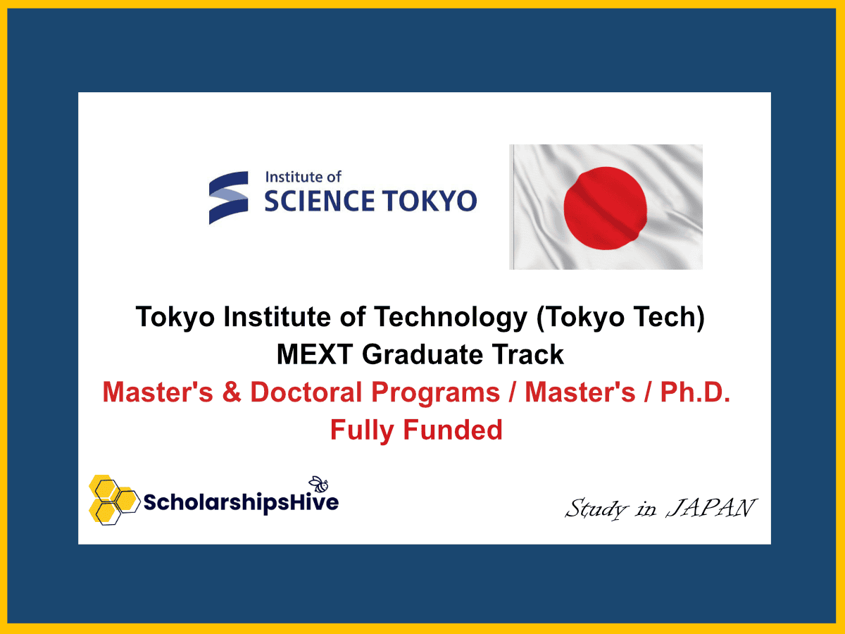 Tokyo Institute of Technology (Tokyo Tech) MEXT Graduate Track