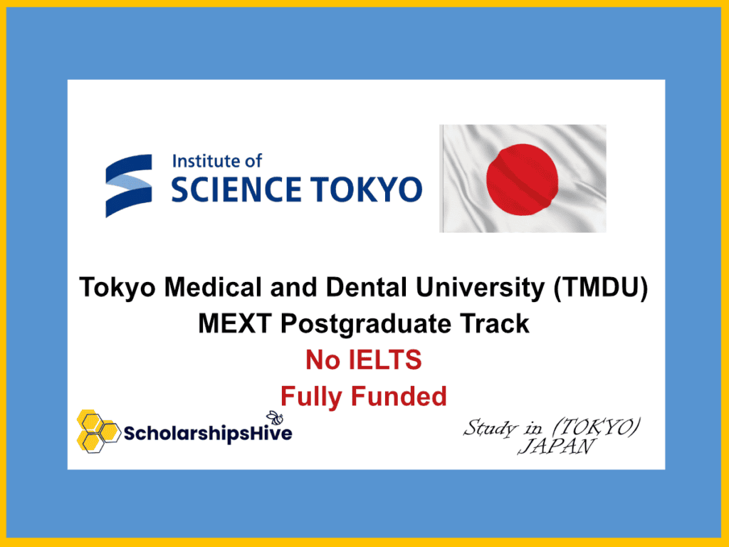 Tokyo Medical and Dental University (TMDU) MEXT Postgraduate Track