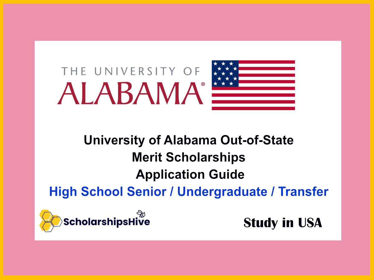 University of Alabama Out-of-State Merit Scholarships USA Application Guide