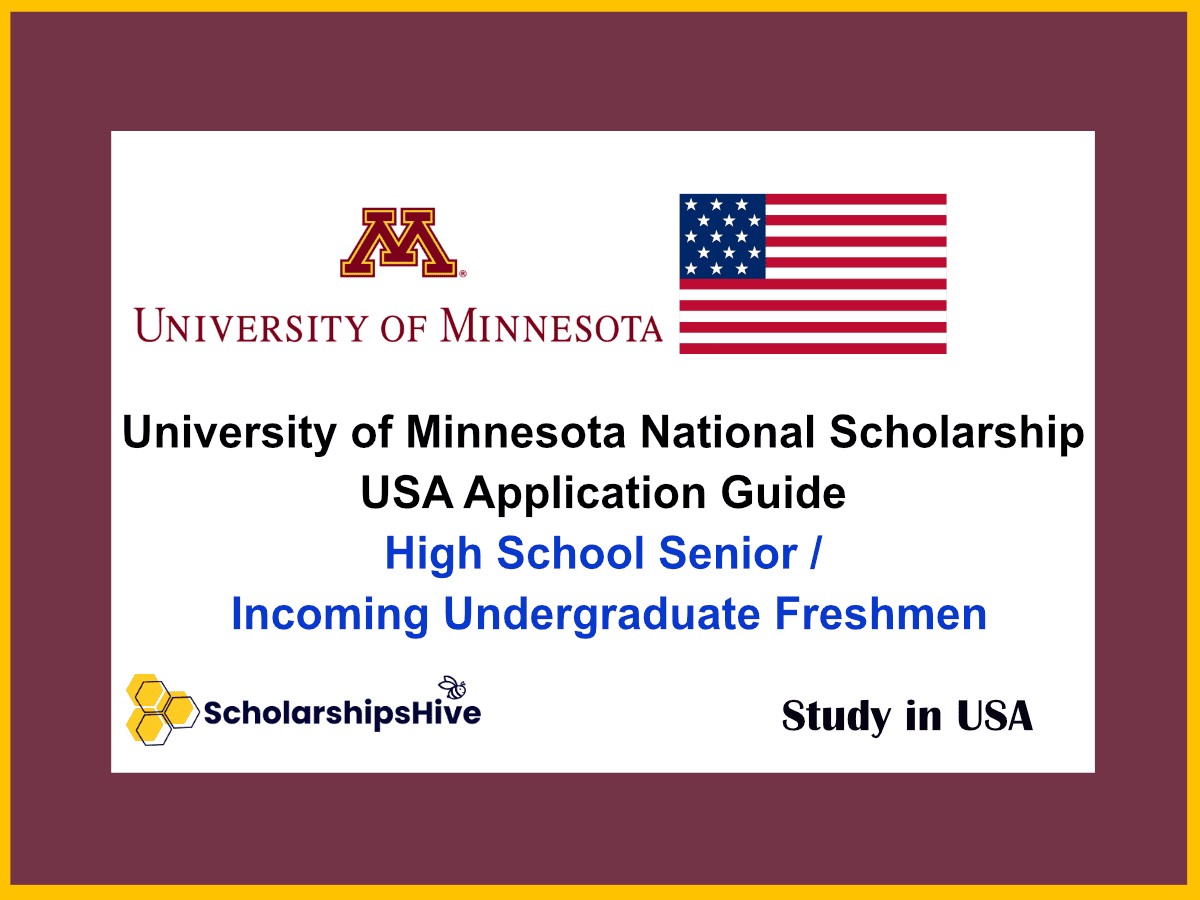 University of Minnesota National Scholarship USA Application Guide