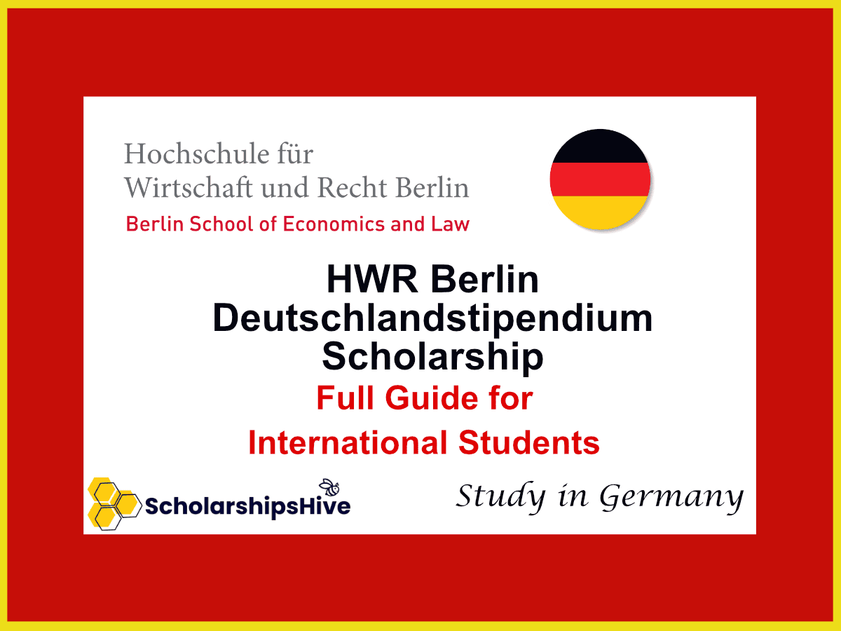 HWR Berlin Germany Deutschlandstipendium Scholarship