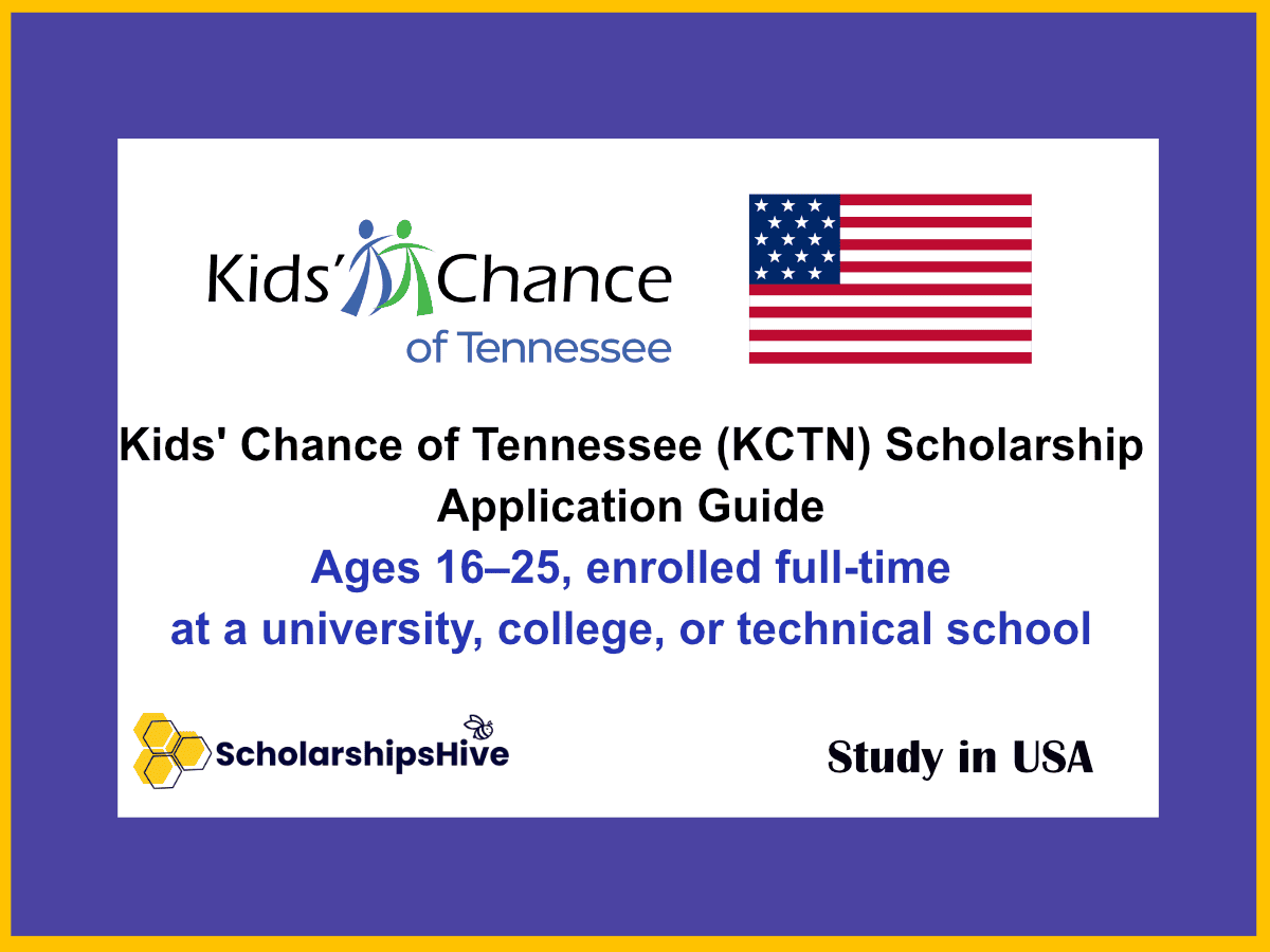 Kids' Chance of Tennessee Scholarship Application Guide