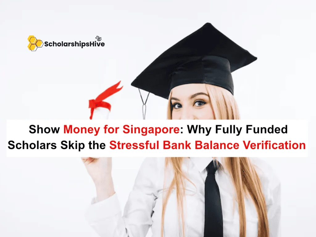 Show Money for Singapore: Why Fully Funded Scholars Skip the Stressful Bank Balance Verification