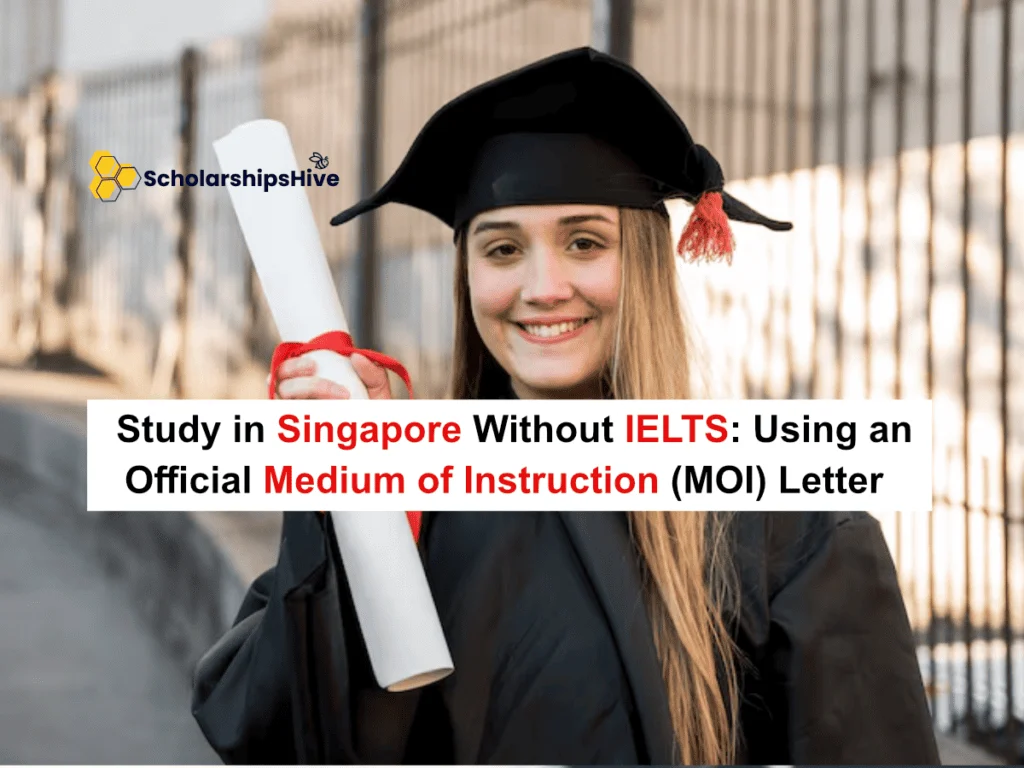 Study in Singapore Without IELTS: Using an Official Medium of Instruction (MOI) Letter | Fully Funded