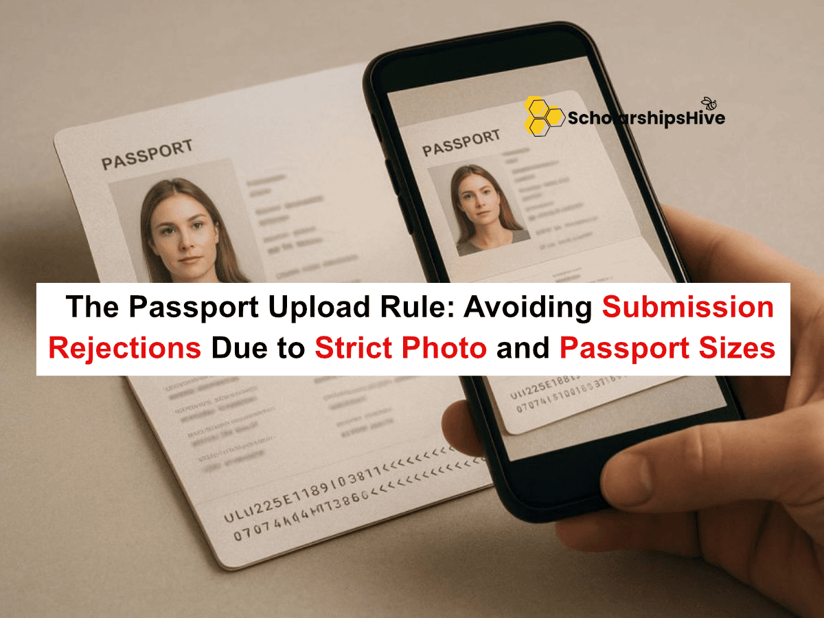 The Passport Upload Rule: Avoiding Submission Rejections Due to Strict Photo and Passport Sizes, Singapore | Fully Funded