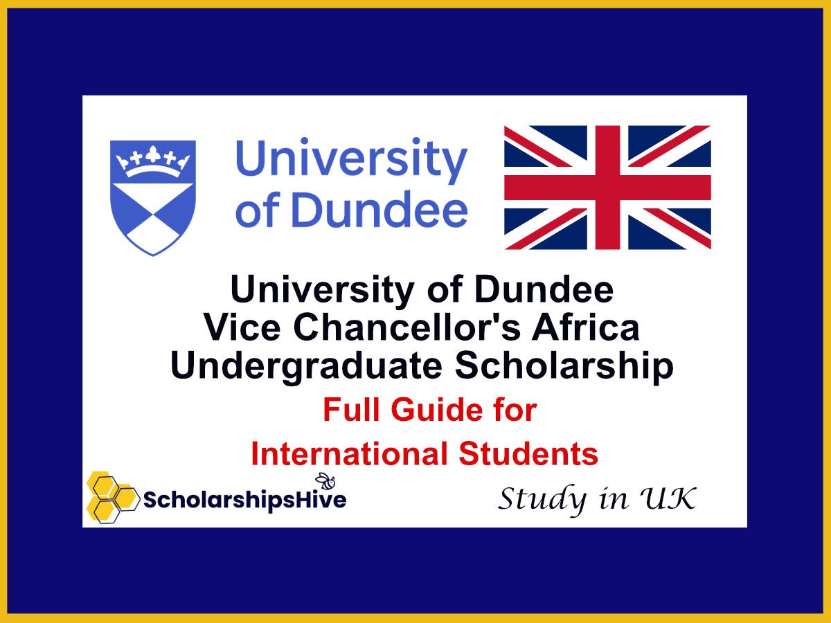 Vice Chancellor's Africa Undergraduate Scholarship at University of Dundee UK
