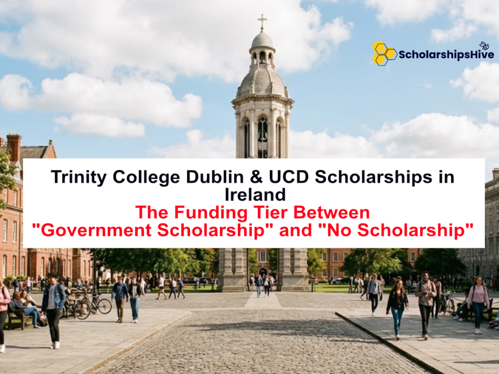 Trinity College Dublin & UCD Scholarships 2027 Ireland: The Funding Tier Between “Government Scholarship” and “No Scholarship”